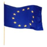 Vlajka na tyèce EU