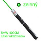 Kvalitní zelený laser - ukazovátko 532nm 5mW na 2AAA baterie