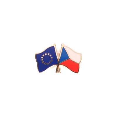 Odznak vlající vlajky pøátelství ÈR x EU