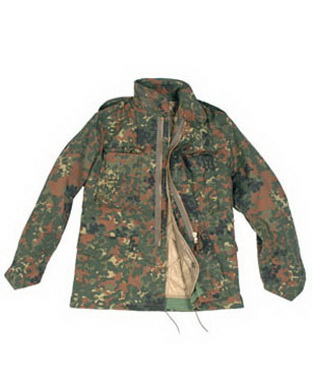 Bunda US M65 imp. s vlokou FLECKTARN