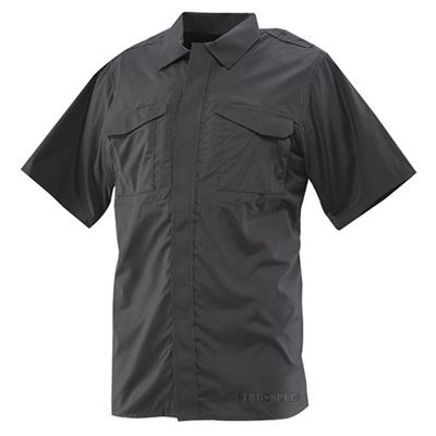 Košile 24-7 UNIFORM krátký rukáv rip-stop ÈERNÁ