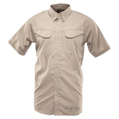 Košile 24-7 FIELD krátký rukáv rip-stop KHAKI