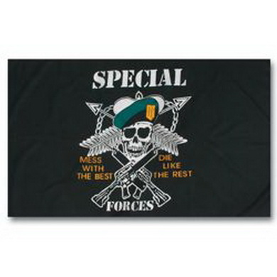Vlajka motiv US SPEC.FORCES