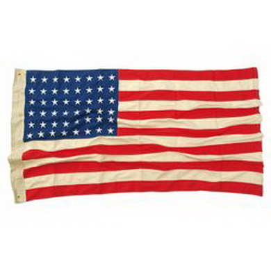 Vlajka USA 48 hvzd VINTAGE bavlna vyvan 90x150cm