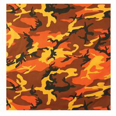 Šátek Savage Orange Camouflage