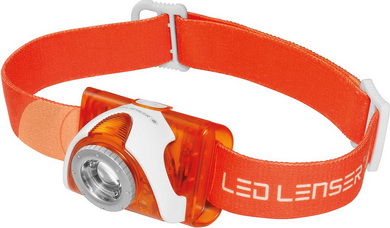 Èelovka LED Lenser SEO 3 oranžová