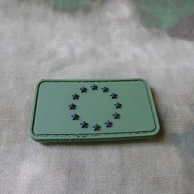 Nášivka VLAJKA EU plast ZELENÁ