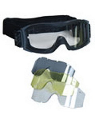 Brýle taktické BOLLE X-1000 dual lens ÈERNÉ