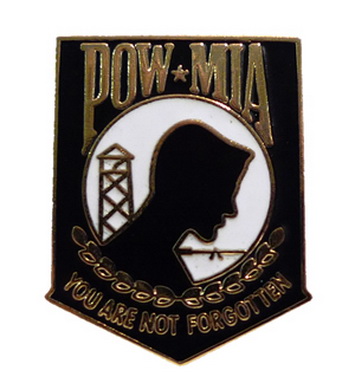 Odznak P.O.W./M.I.A. CREST ZLAT