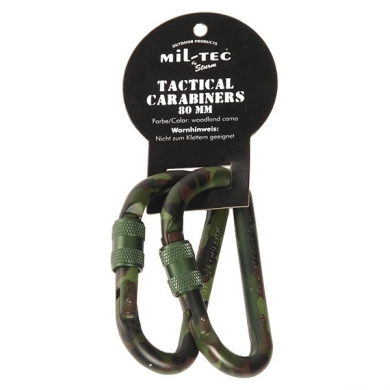 Karabina TAKTICK roubovac 80 mm WOODLAND pr