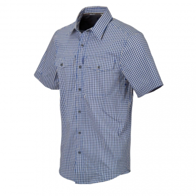 Košile COVERT CONCEALED CARRY ROYAL BLUE CHECKERED