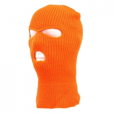 Kukla se 3 otvory pletená ORANŽOVÁ