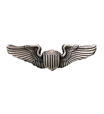 Odznak U.S.A.F. PILOT WING STØÍBRNÝ MATNÝ