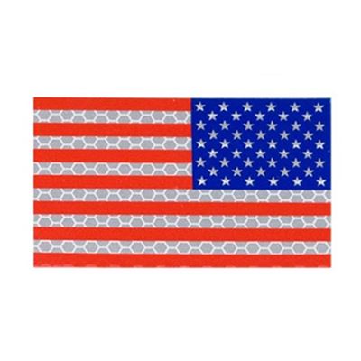 Nášivka IFF IR vlajka USA VELCRO reverzní BAREVNÁ