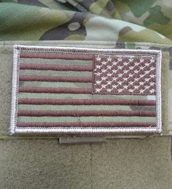 Nášivka vlajka US reversní MULTICAM® VELCRO