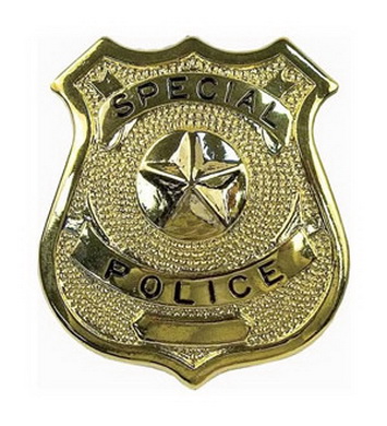Odznak SPECIAL POLICE ZLAT