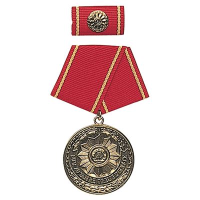 Medaile vyznamenání MDI  F.TREUE DIENSTE  20let ZLATÁ