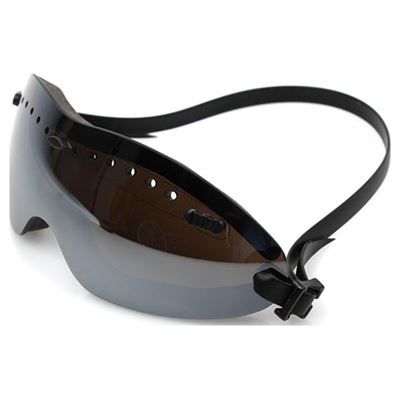Brýle taktické EMERSON s montáží na helmu HNÌDÉ sklo