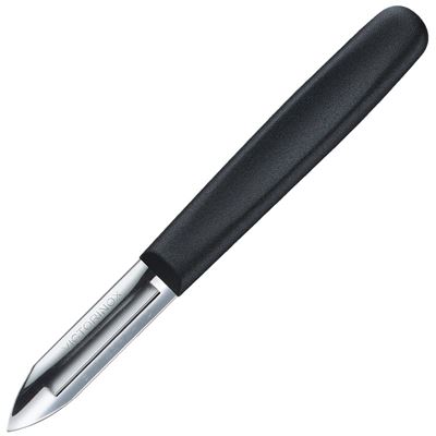 Škrabka s plastovou střenkou pro praváky ČERNÁ