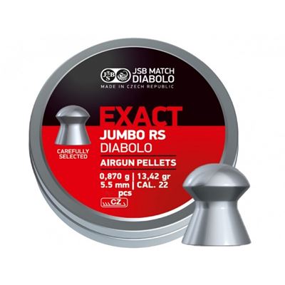 Diabolky JSB EXACT JUMBO RS 5,52 mm 250 ks