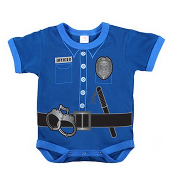 Body dětské POLICE UNIFORM MODRÉ