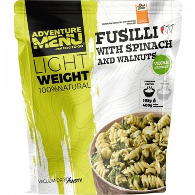 Fusilli se pentem a vlaskmi oechy PORCE 105g/400g - dehydrovan hotov jdlo