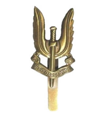 Odznak britský SAS - meè s køídly mosaz