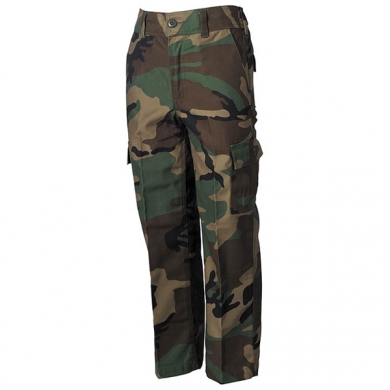 Kalhoty dětské US BDU WOODLAND