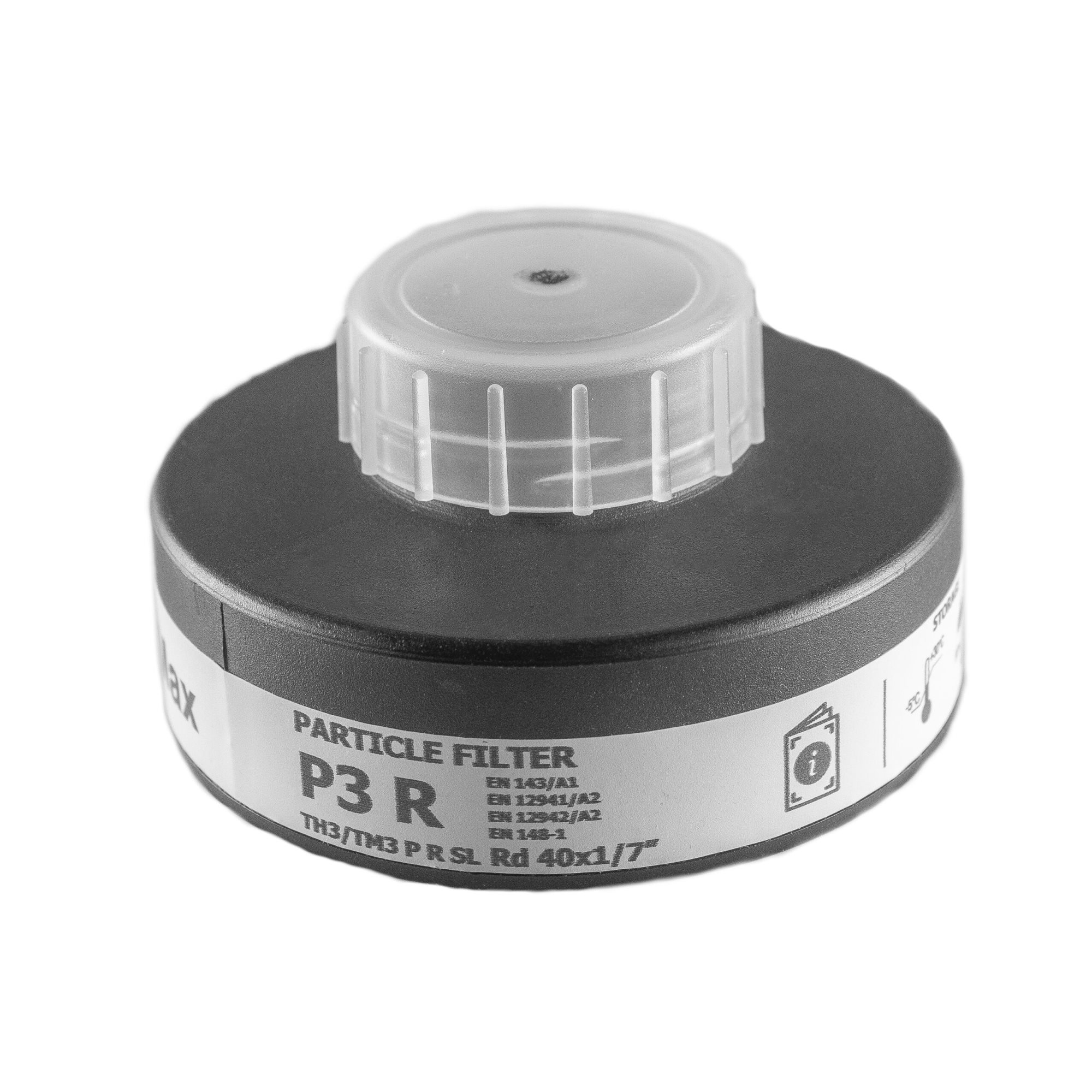 Filtr malý pro plynové masky P-20 AVEC mini P3 R závit 40x1/7 - zvìtšit obrázek